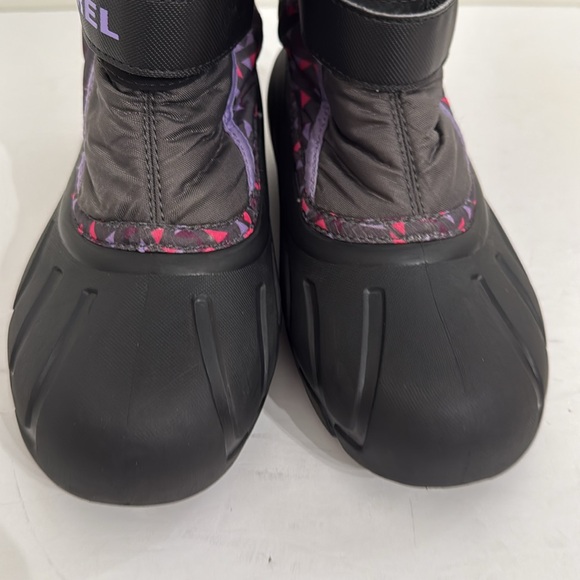 SOREL Youth Flurry All Over Print Winter Boots Size 3 Girls Weatherproof - Picture 6 of 13